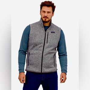patagonia better sweater fleece vest gray xl